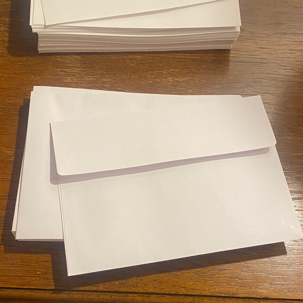 White Envelopes Set